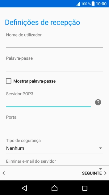 Prima o campo sob 