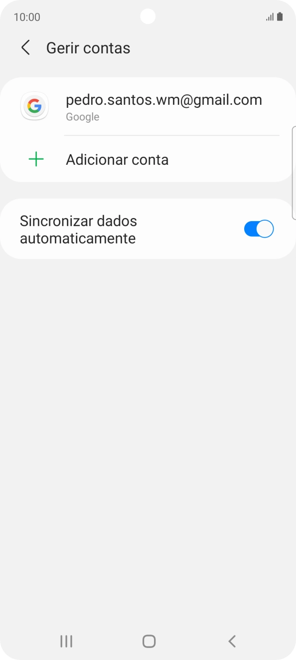 Prima a tecla de início para terminar e voltar ao ecrã inicial.
