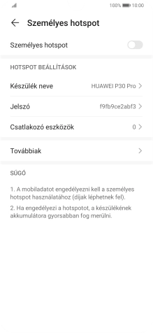 Válaszd a Készülék neve lehetőséget.