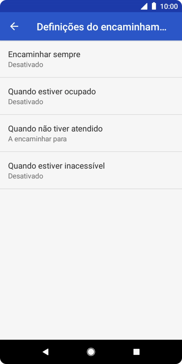 Prima a tecla de início para terminar e voltar ao ecrã inicial.