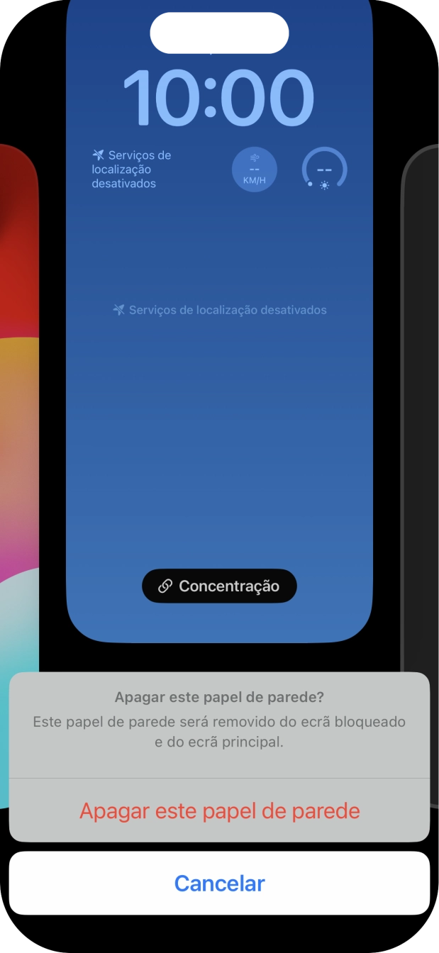 Prima Apagar este papel de parede.