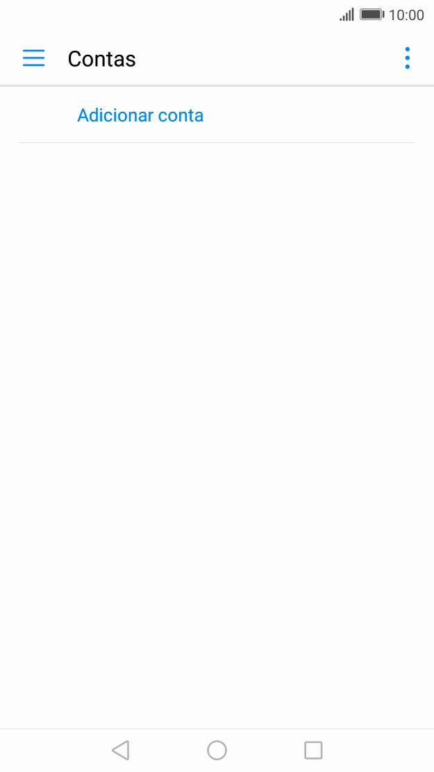 Prima Adicionar conta.