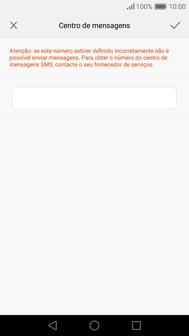 Insira +351911616161 e prima o ícone para aceitar.