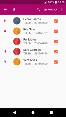 Prima EXPORTAR.