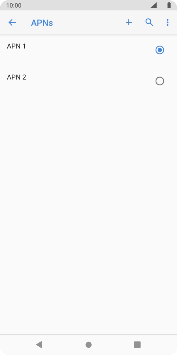 Prima o campo junto à ligação de dados para a ativar.