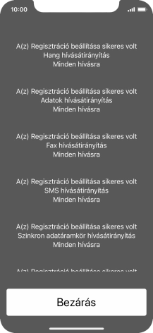 Válaszd a Bezárás lehetőséget.