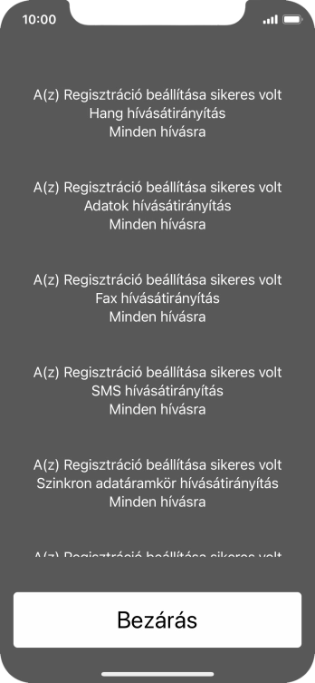 Válaszd a Bezárás lehetőséget.
