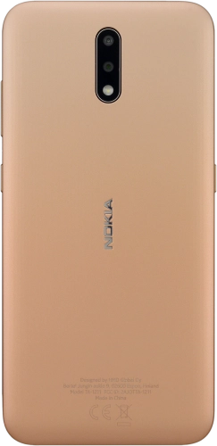 Imagen 2: Vista posterior del Nokia 2.3 - Gold