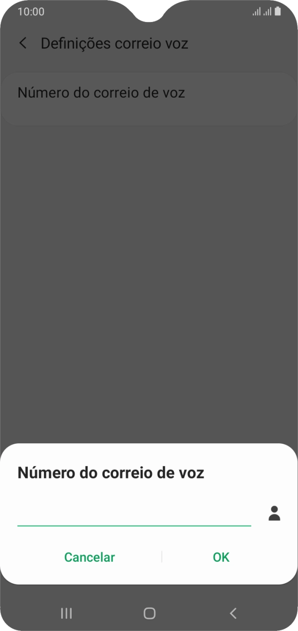 Introduza 123 e prima OK.