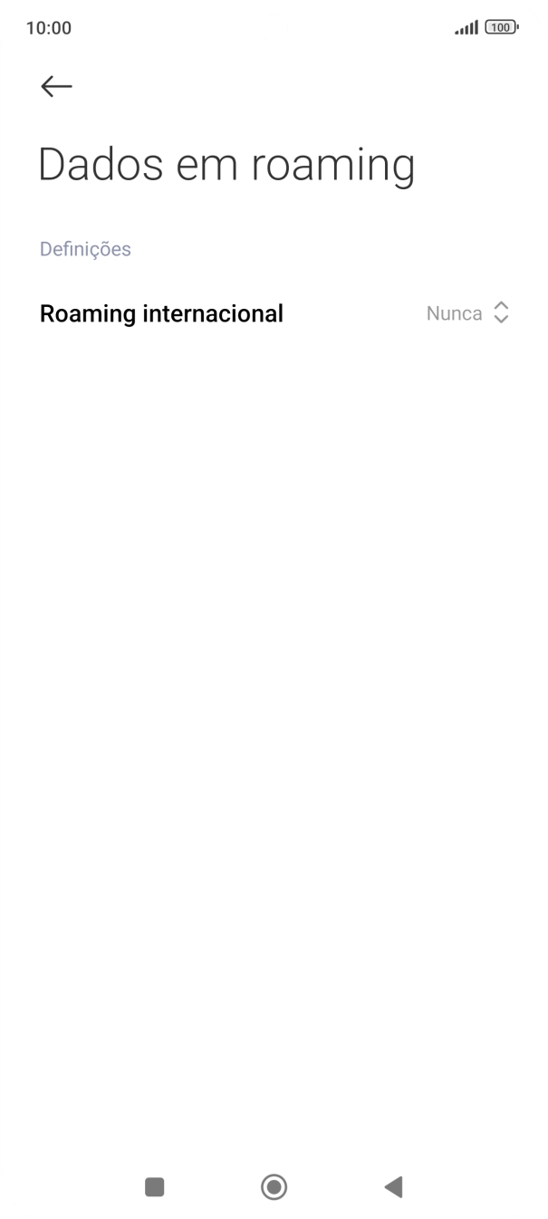 Prima a lista suspensa junto a 