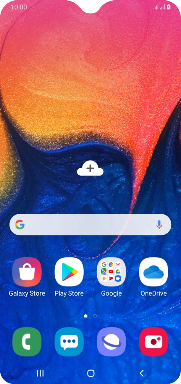 Quando o ícone de bateria em carregamento for mostrado no ecrã, a bateria está em carregamento.