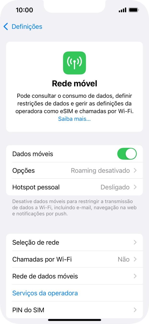 Prima Rede de dados móveis.