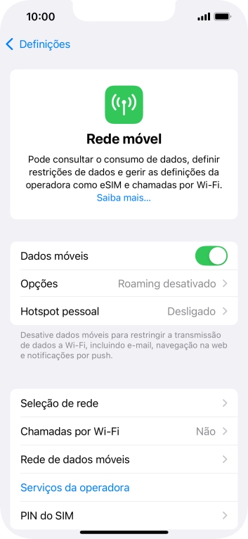 Prima PIN do SIM.