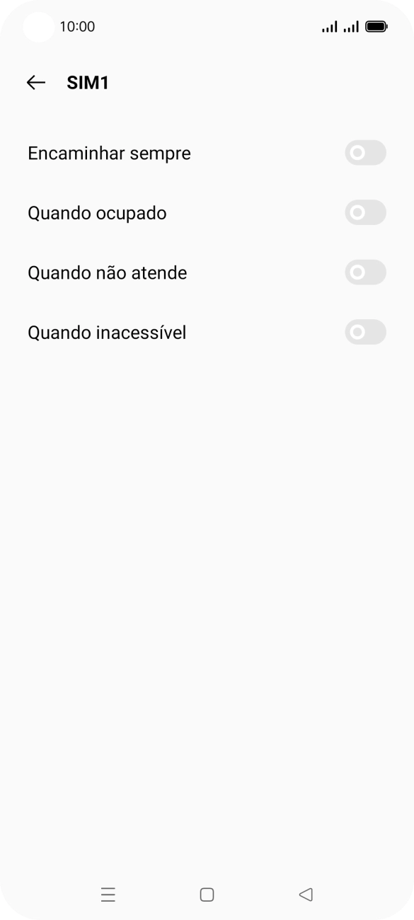 Prima o indicador junto ao tipo de desvio pretendido.