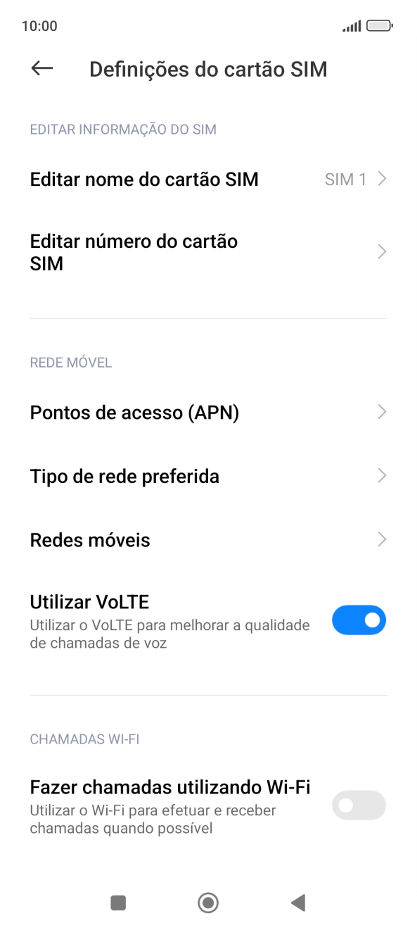 Prima Pontos de acesso (APN).