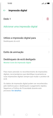 Prima a tecla de retrocesso.