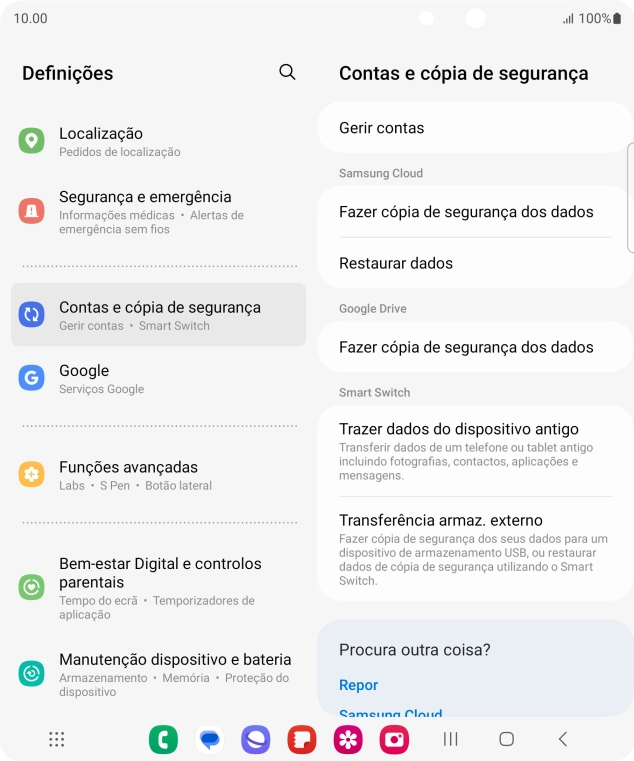 Prima Gerir contas.
