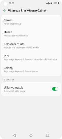 Válaszd a Semmi lehetőséget.