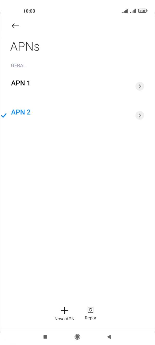 Prima a tecla de início para terminar e voltar ao ecrã inicial.