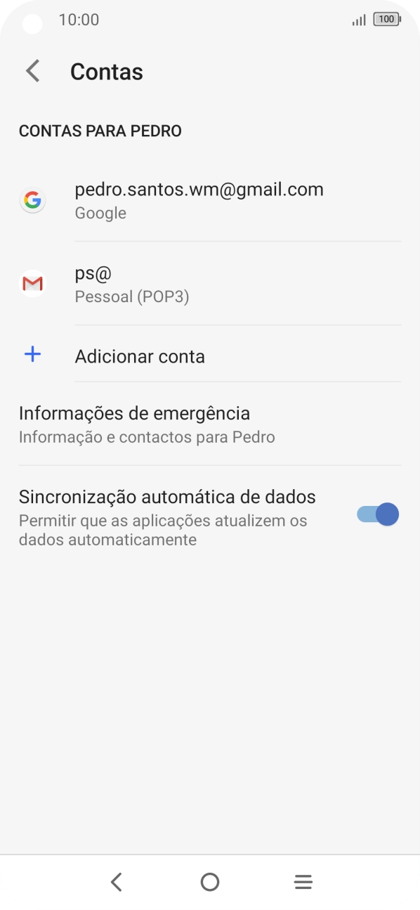 Prima a tecla de início para terminar e voltar ao ecrã inicial.