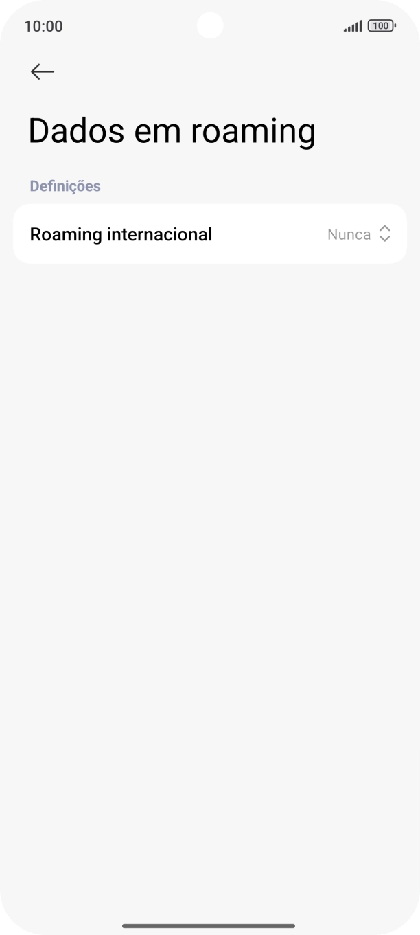 Prima a lista suspensa junto a 