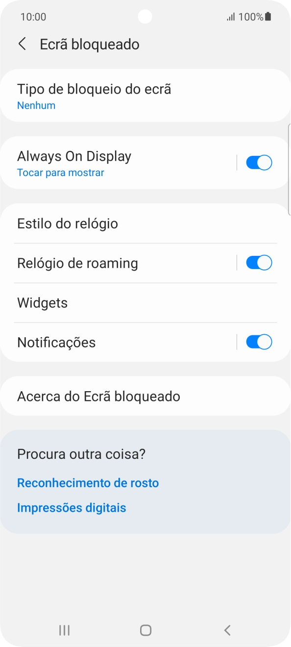 Prima a tecla de início para terminar e voltar ao ecrã inicial.
