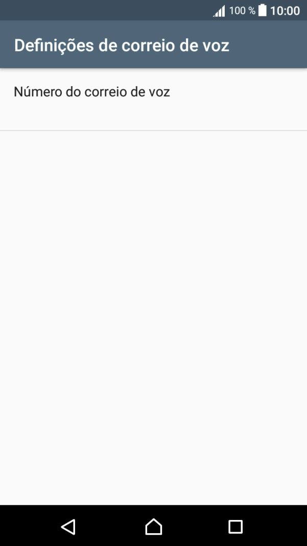 Prima Número do correio de voz.
