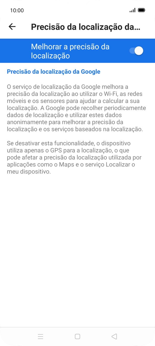 Se premir o indicador junto a 