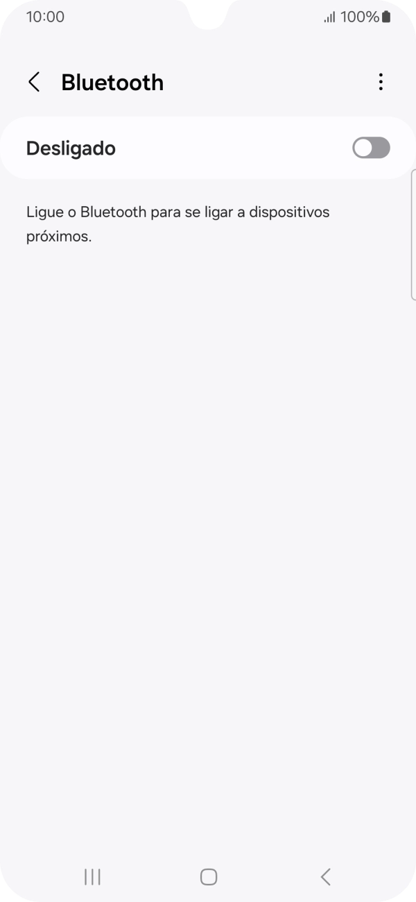 Prima o indicador para ativar a função.