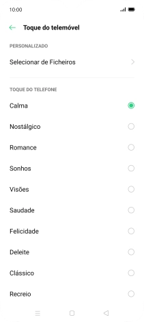 Prima Selecionar de Ficheiros.