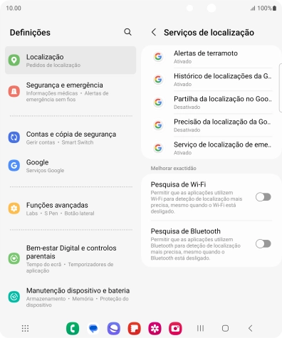 Prima Precisão da localização da Go...