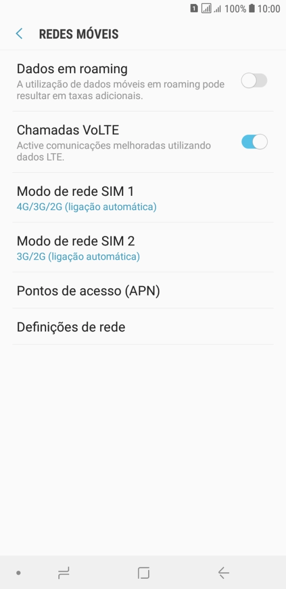 Prima Pontos de acesso (APN).