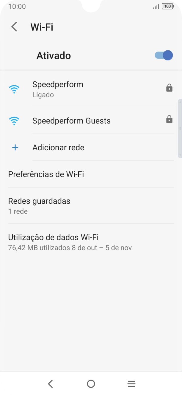 Prima a tecla de início para terminar e voltar ao ecrã inicial.