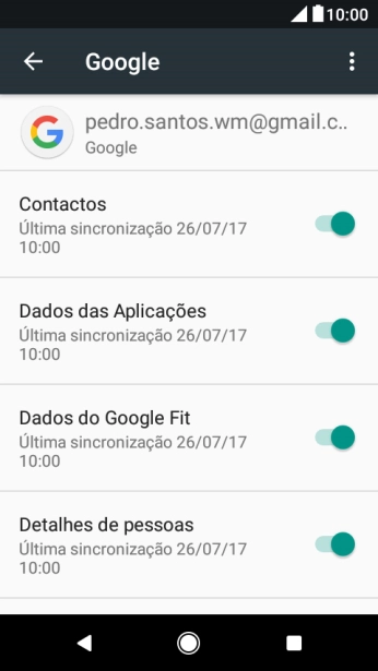 Prima a tecla de início para terminar e voltar ao ecrã inicial.