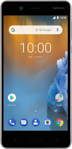 Imagen 1: Vista frontal del Nokia 5 - Silver