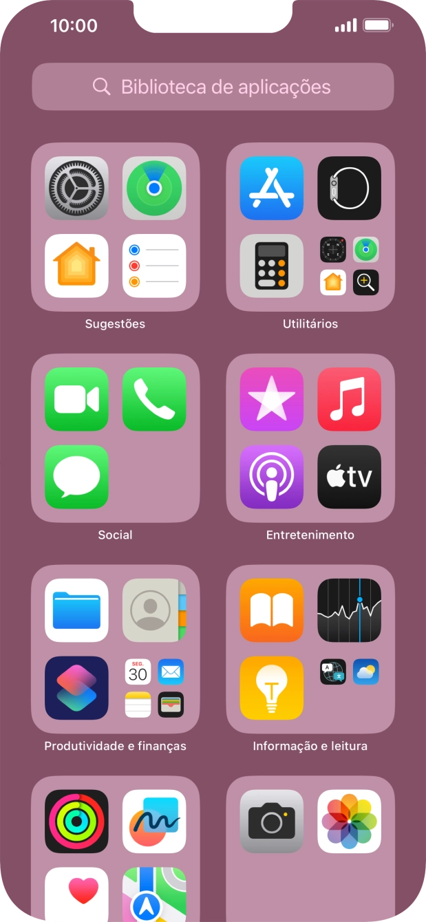 Prima a app pretendida.