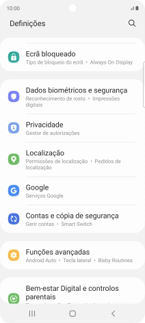 Prima Contas e cópia de segurança.