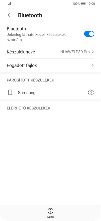 Húzd az ujjad felfelé a kijelző aljáról, hogy visszatérj a kezdőképernyőhöz.