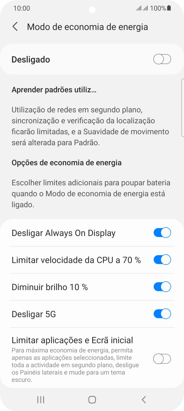 Prima os indicadores  junto das definições pretendidas.