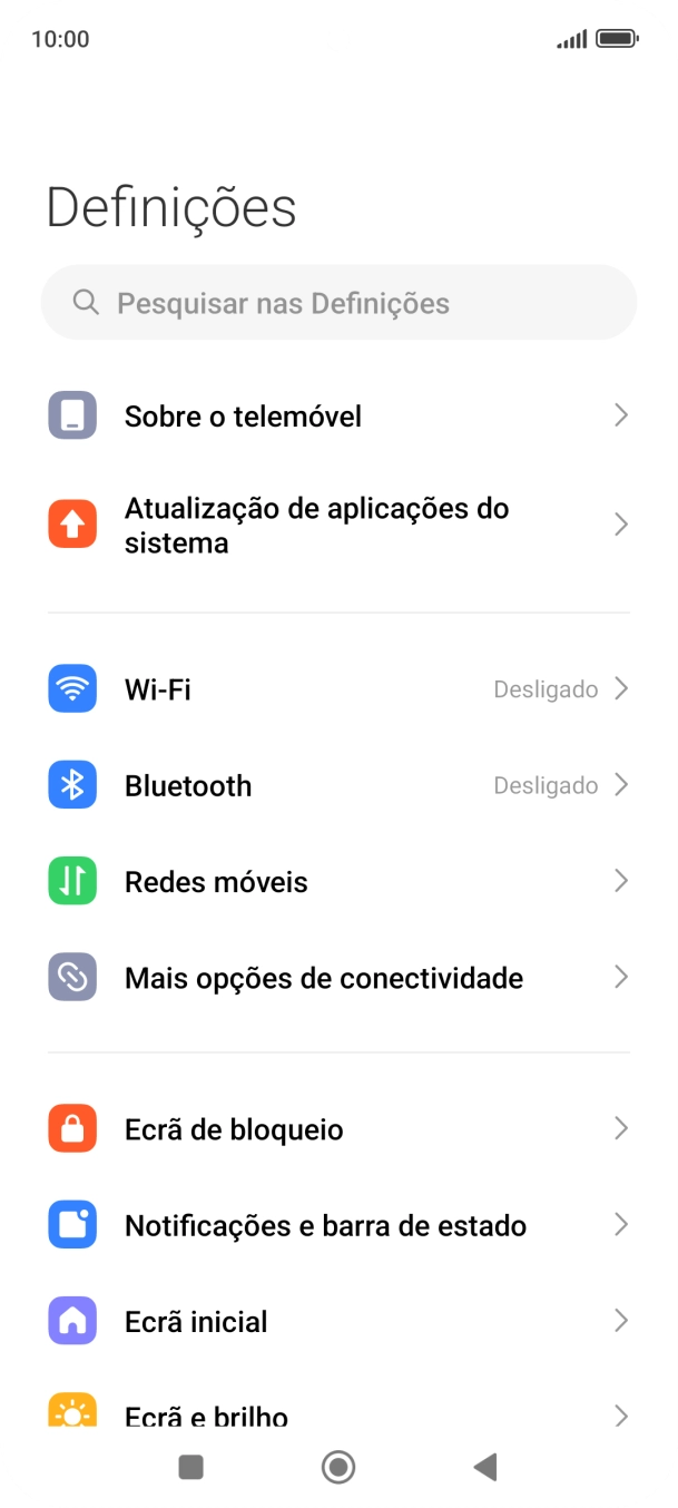 Prima Sobre o telemóvel.