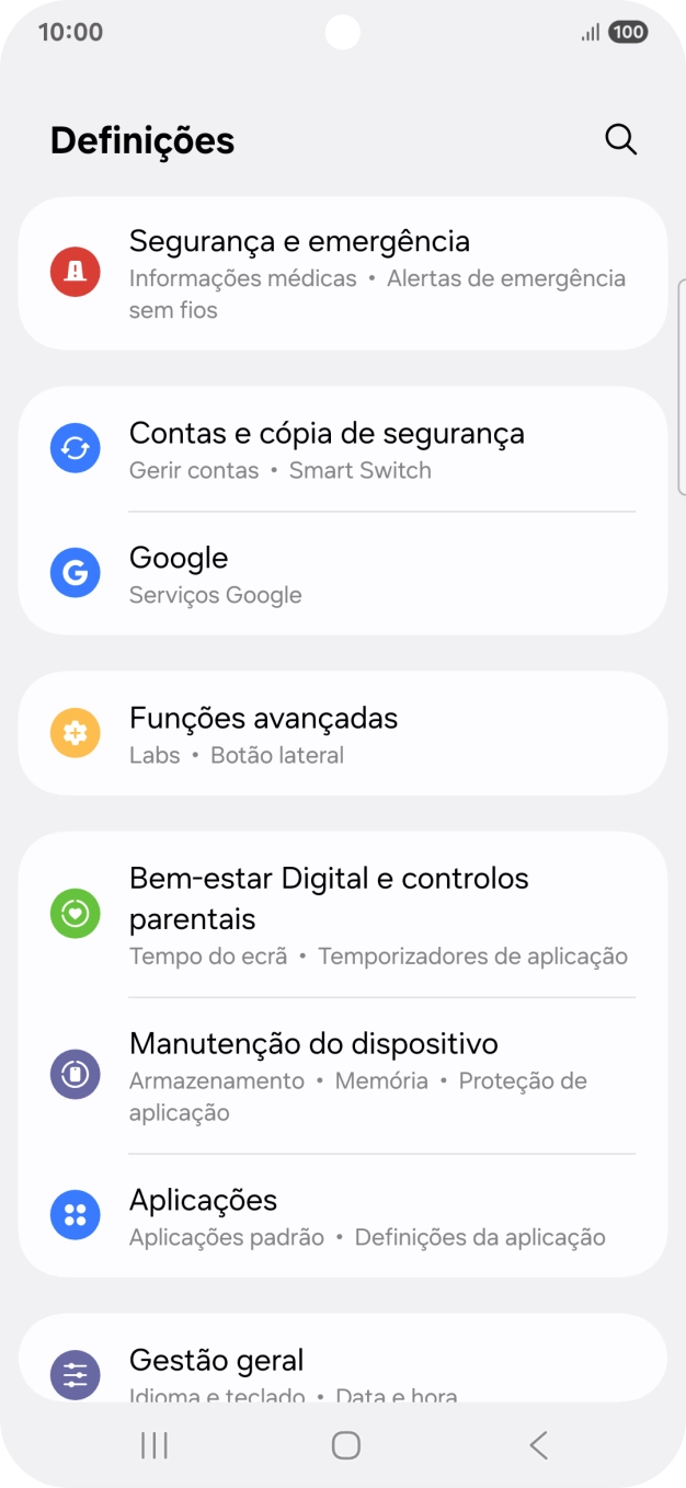 Prima Contas e cópia de segurança.