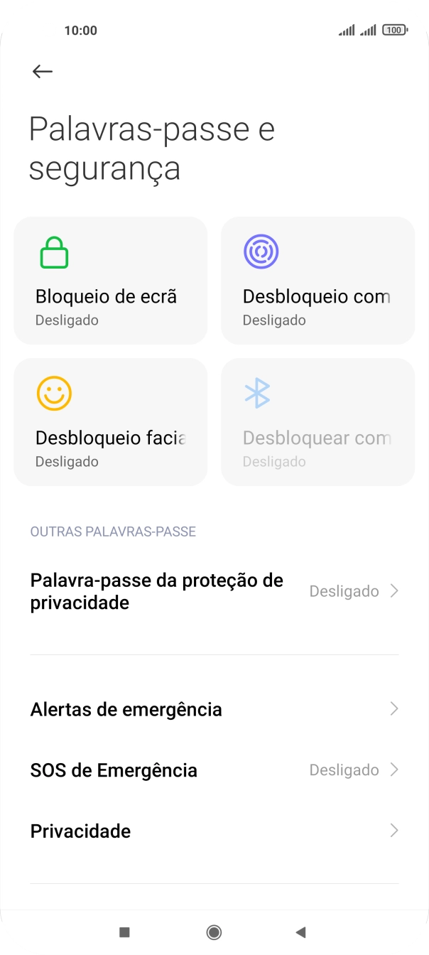 Prima a tecla de início para terminar e voltar ao ecrã inicial.