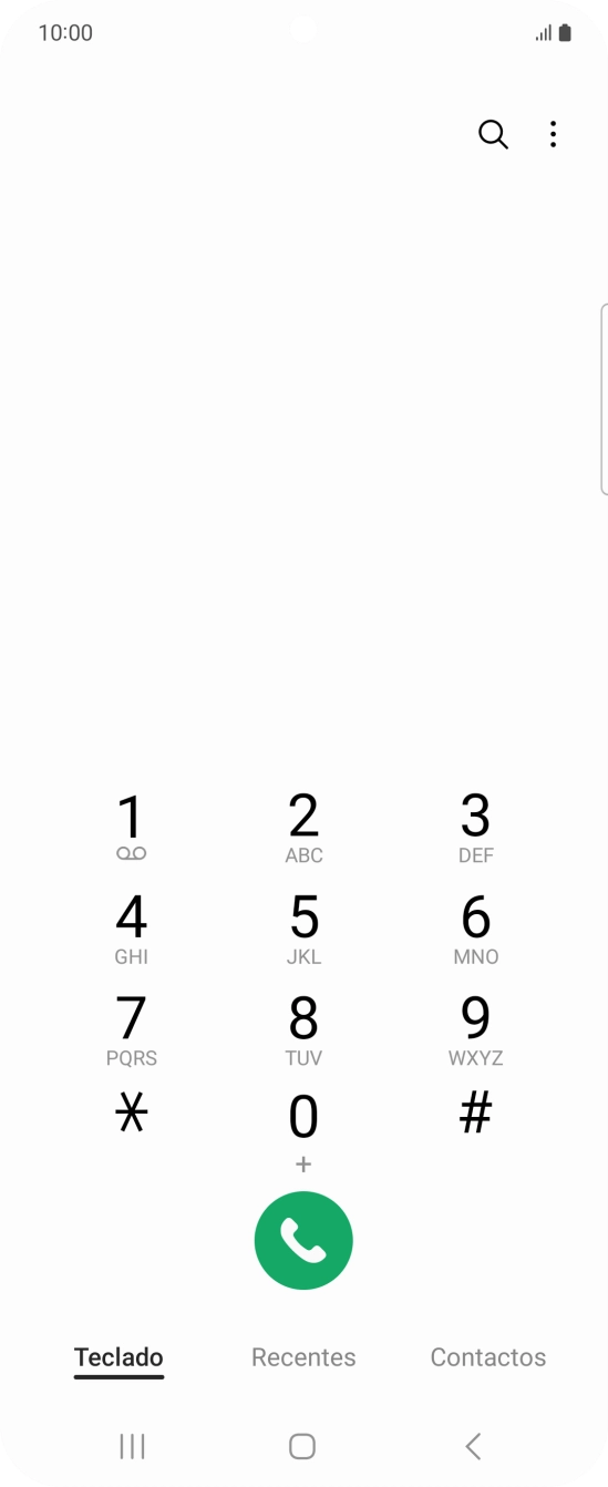 Prima o ícone de menu.