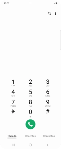 Prima o ícone de menu.