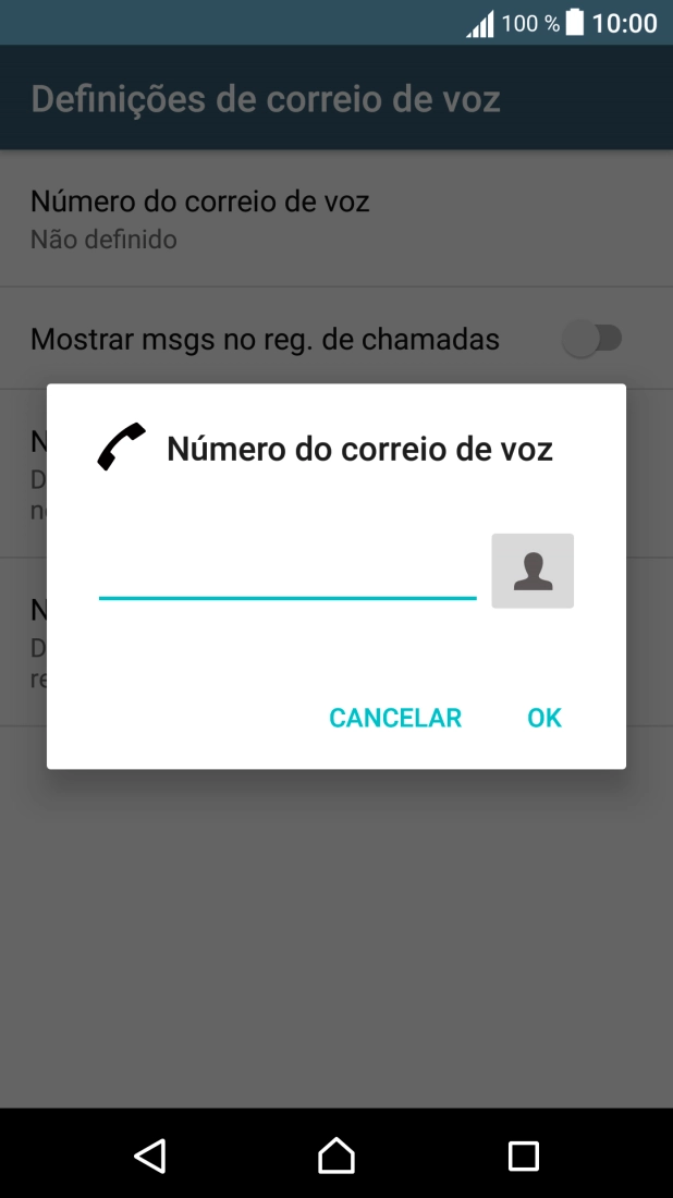Introduza 123 e prima OK.