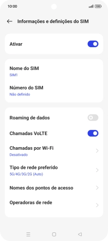 Prima Nomes dos pontos de acesso.