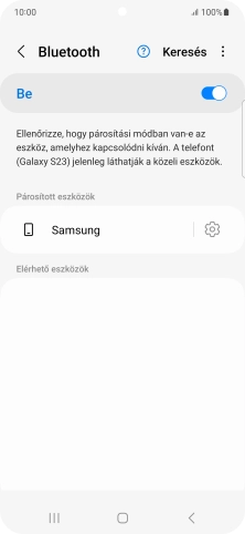 A befejezéshez, és ahhoz, hogy visszatérhess a főképernyőhöz, nyomd meg a főgombot.