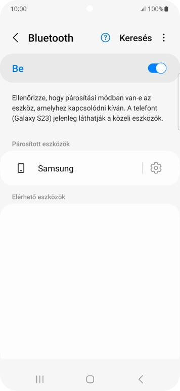 A befejezéshez, és ahhoz, hogy visszatérhess a főképernyőhöz, nyomd meg a főgombot.