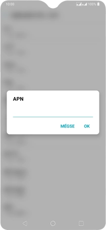 Amennyiben előfizetésed van, írd be azt, hogy mms.vodafone.net, és válaszd az OK lehetőséget.