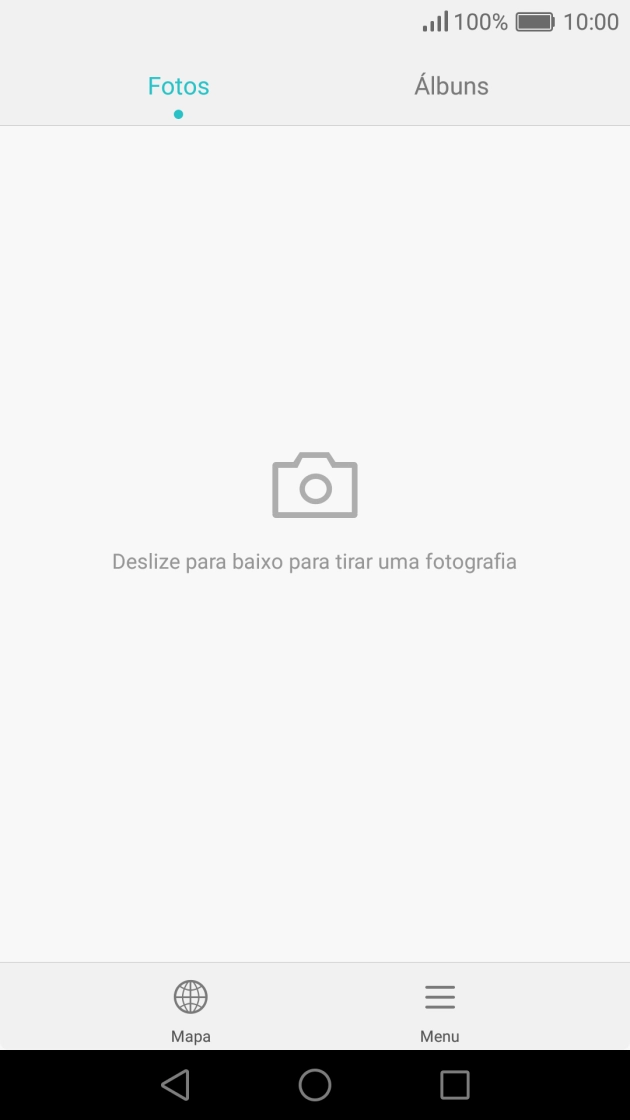 Prima Álbuns e vá até à pasta pretendida.